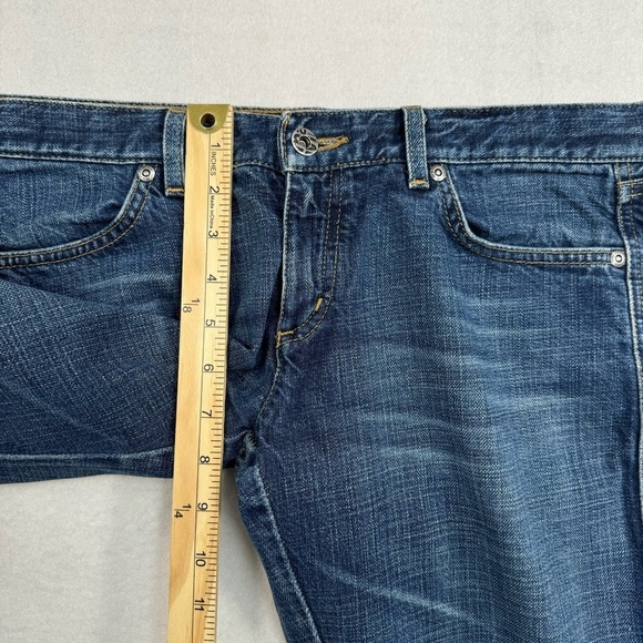 Mavi Bootleg Flare Jeans Womens Size 30* Dark Blue Low Rise - Picture 8 of 13